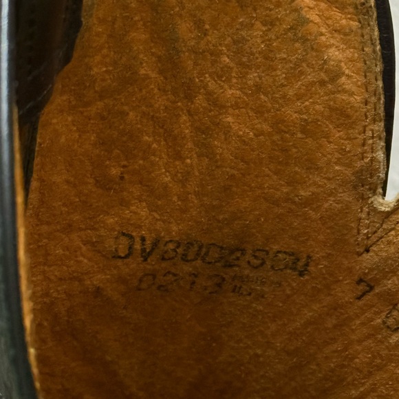 Lucchese Black and Turquoise Snip Toe Western Cowboy Boots Size 7 - Picture 15 of 16